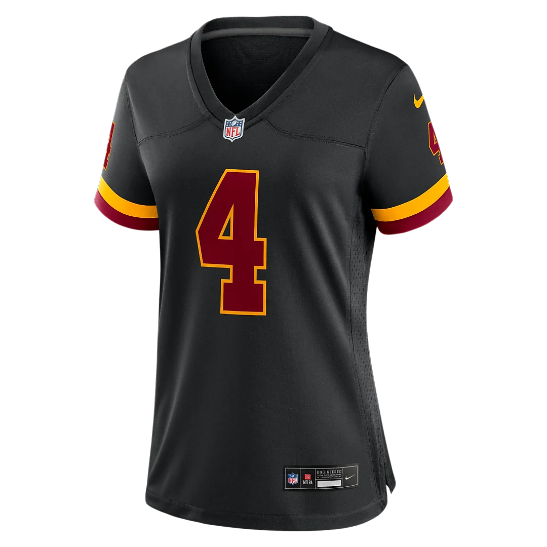 Zennovawear Frankie Luvu Washington Commanders Women's Hail Raiser Alternate Game Jersey - Black