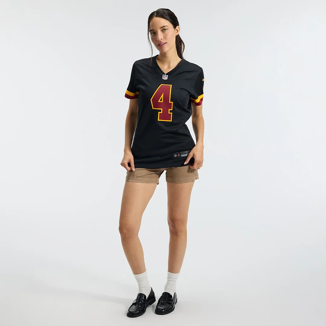 Zennovawear Frankie Luvu Washington Commanders Women's Hail Raiser Alternate Game Jersey - Black