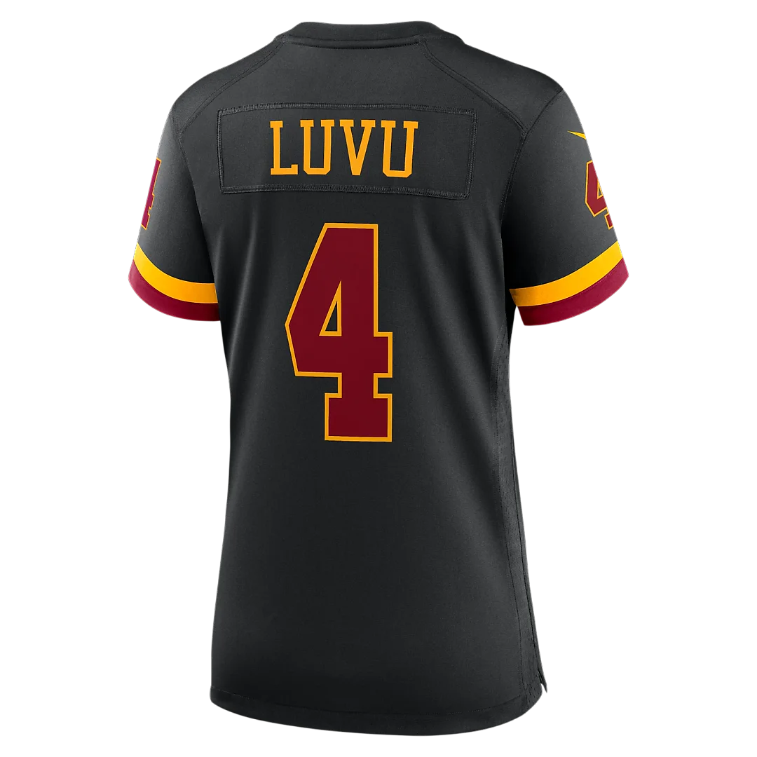 Zennovawear Frankie Luvu Washington Commanders Women's Hail Raiser Alternate Game Jersey - Black