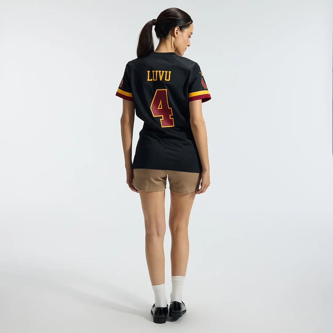 Zennovawear Frankie Luvu Washington Commanders Women's Hail Raiser Alternate Game Jersey - Black