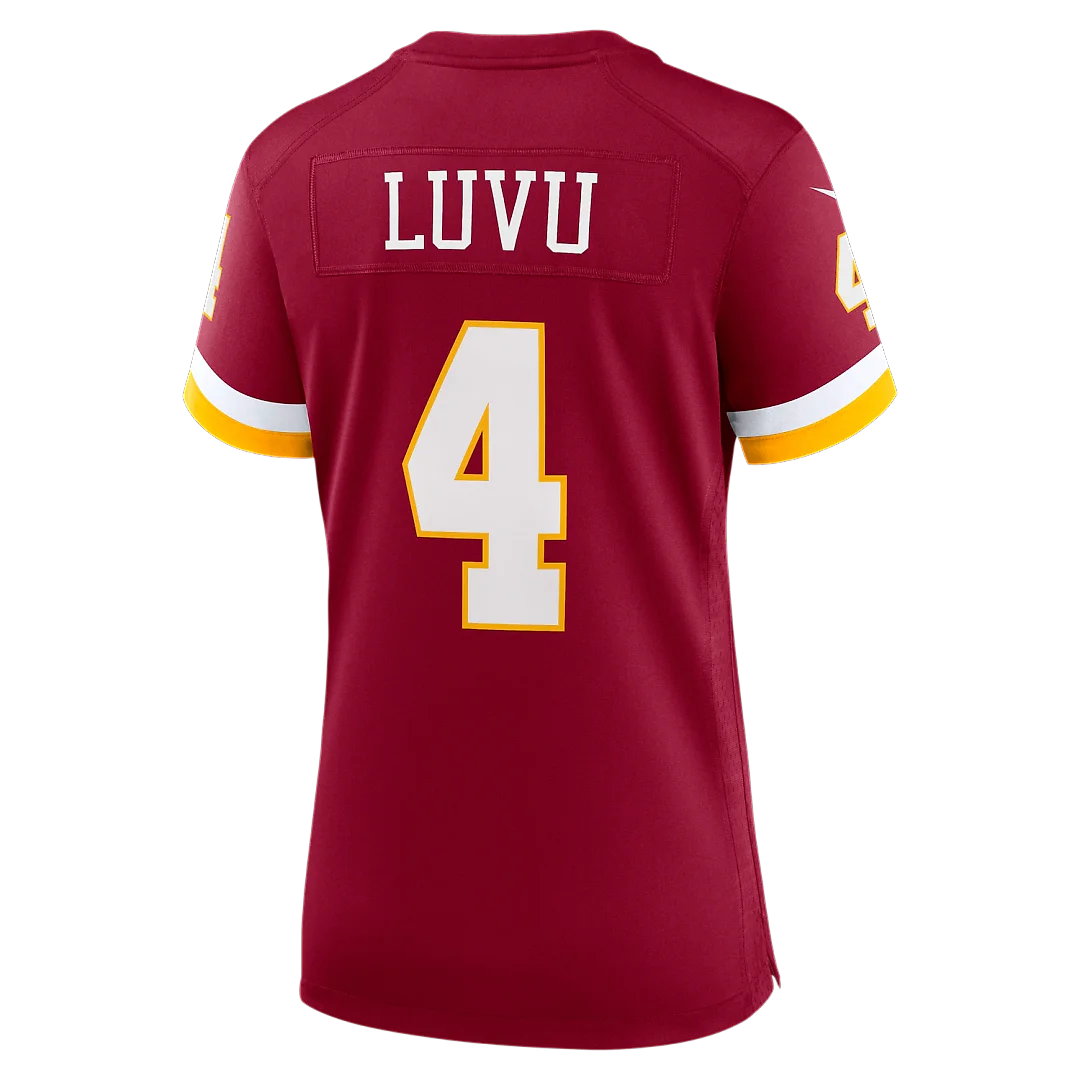 Zennovawear Frankie Luvu Washington Commanders Women's Game Jersey - Burgundy
