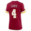 Zennovawear Frankie Luvu Washington Commanders Women's Game Jersey - Burgundy