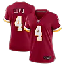 Zennovawear Frankie Luvu Washington Commanders Women's Game Jersey - Burgundy