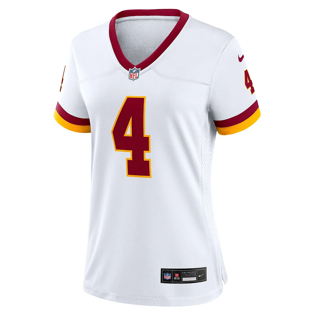 Zennovawear Frankie Luvu Washington Commanders Women's Game Super Bowl Era Jersey - White