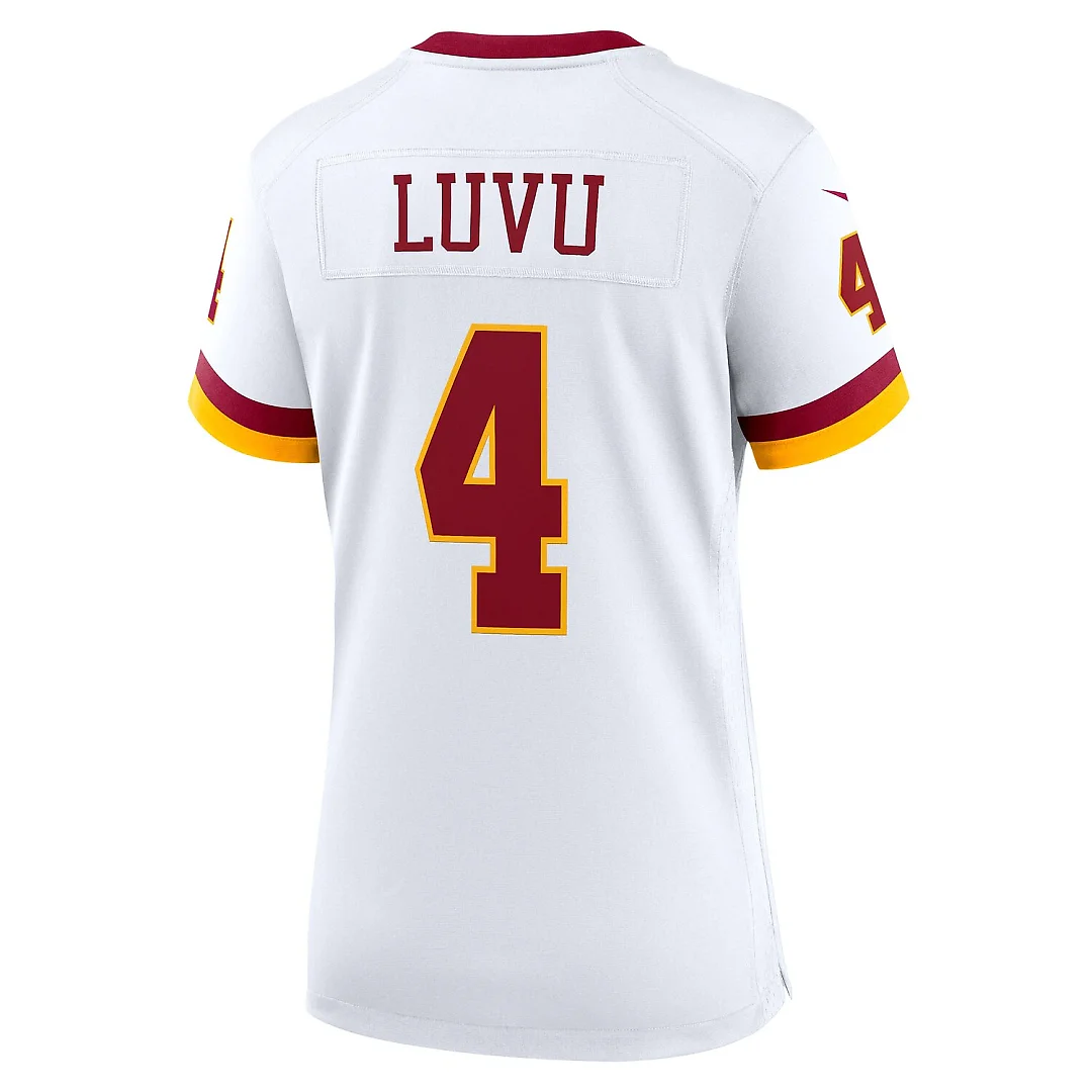 Zennovawear Frankie Luvu Washington Commanders Women's Game Super Bowl Era Jersey - White