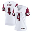 Zennovawear Frankie Luvu Washington Commanders Women's Game Jersey - White