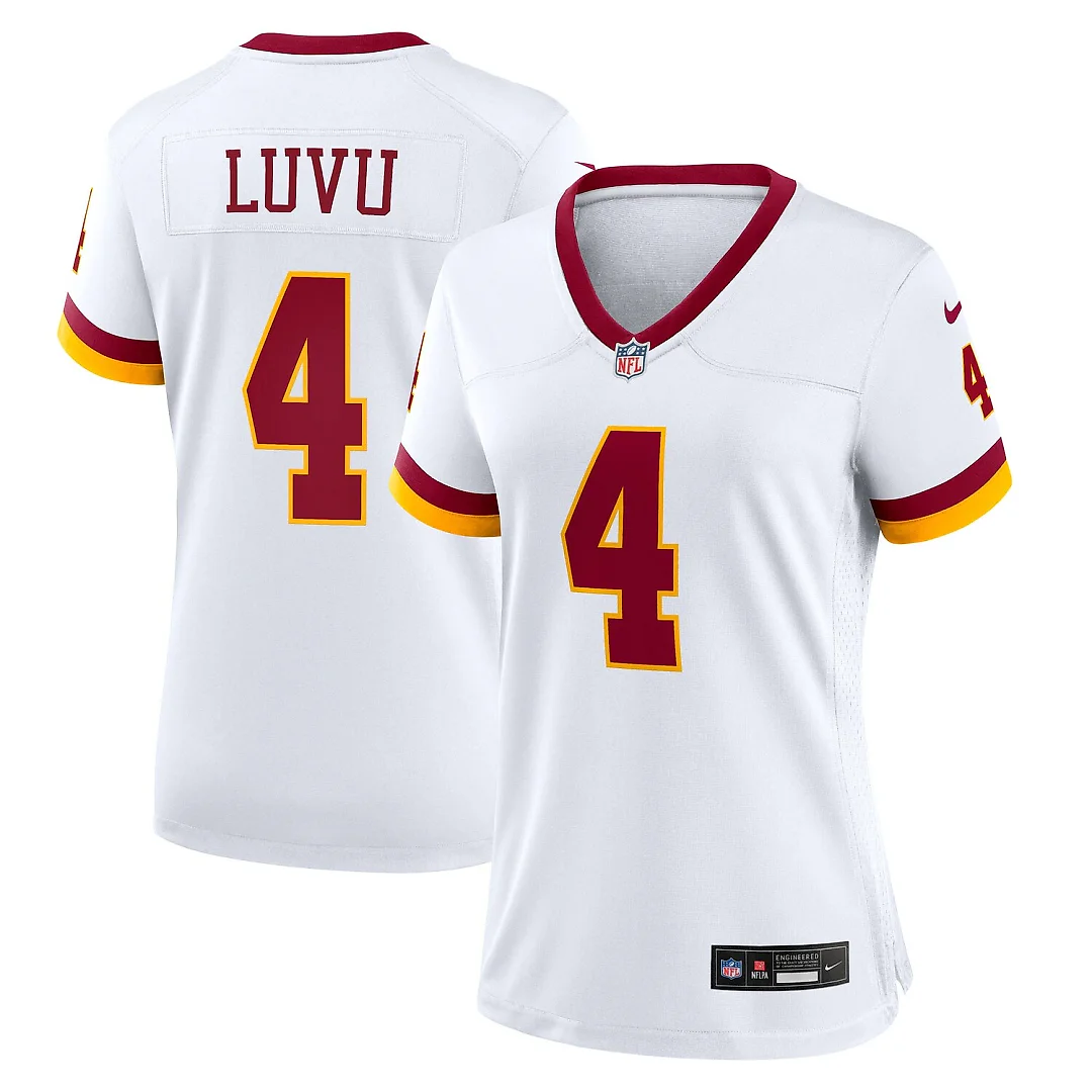 Zennovawear Frankie Luvu Washington Commanders Women's Game Super Bowl Era Jersey - White