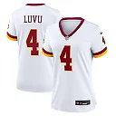 Zennovawear Frankie Luvu Washington Commanders Women's Game Super Bowl Era Jersey - White