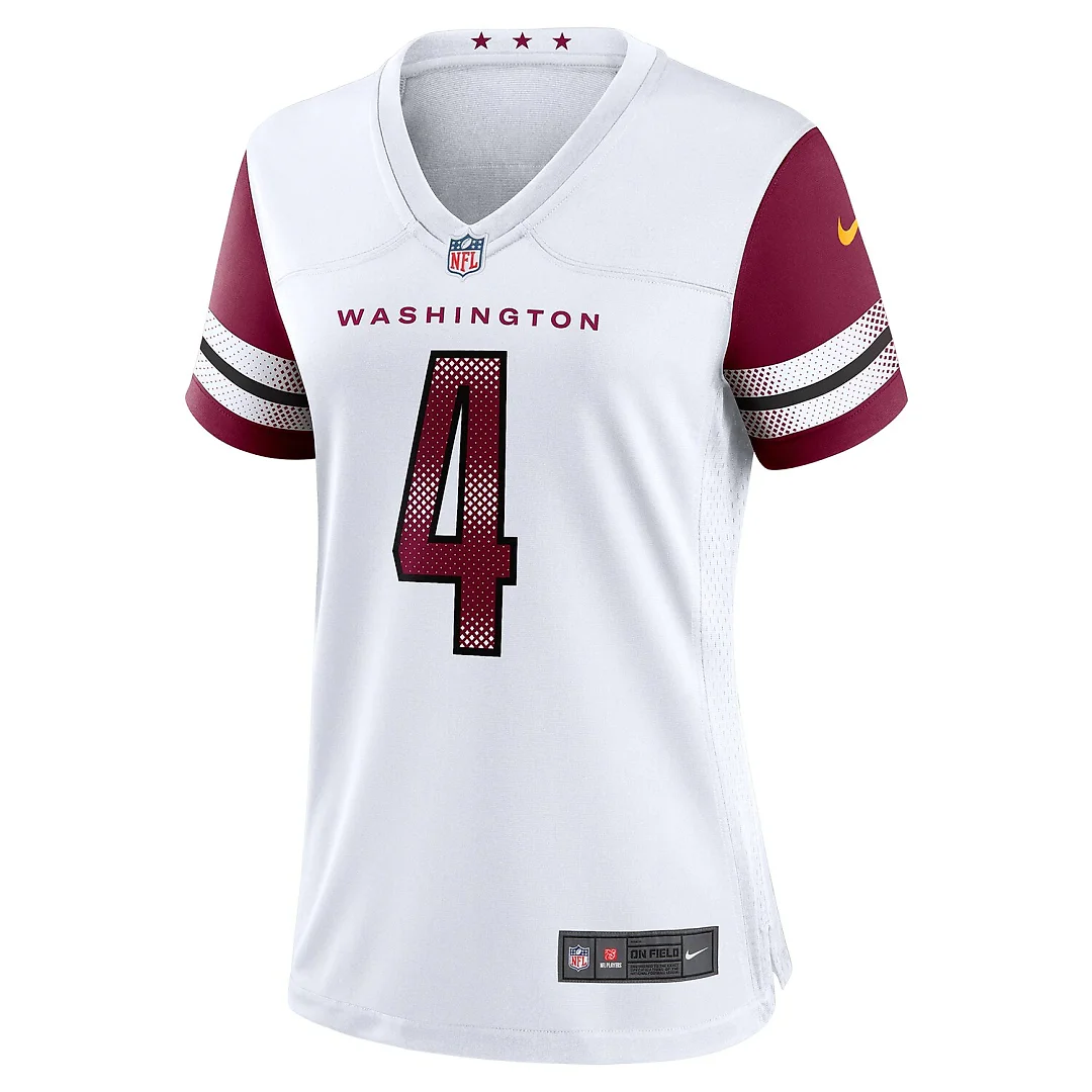 Zennovawear Frankie Luvu Washington Commanders Women's Game Jersey - White