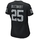 Zennovawear Fred Biletnikoff Las Vegas Raiders Women's Game Retired Player Jersey - Black