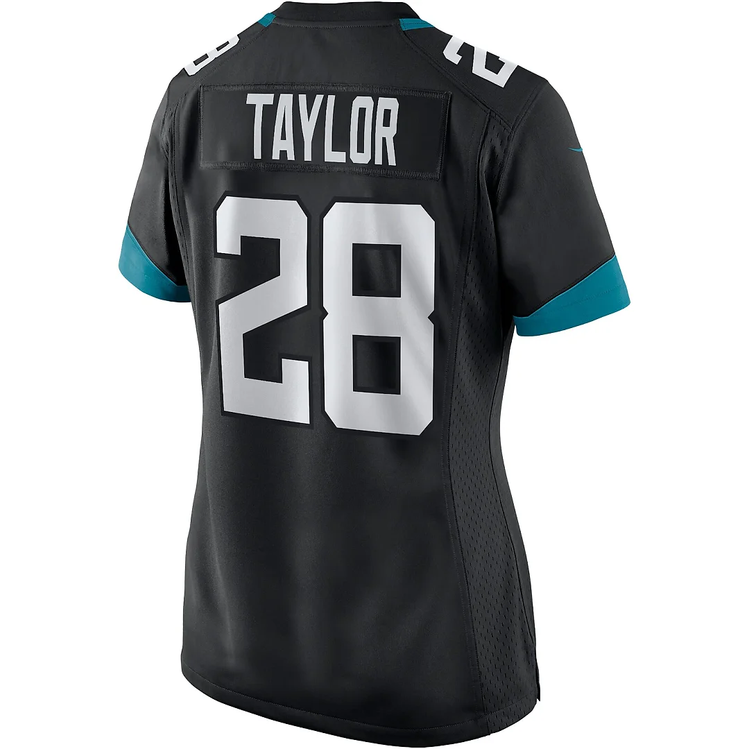 Zennovawear Fred Taylor Jacksonville Jaguars Women's Game Retired Player Jersey - Black