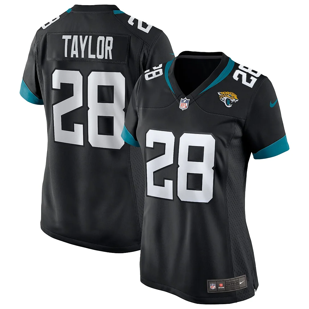 Zennovawear Fred Taylor Jacksonville Jaguars Women's Game Retired Player Jersey - Black