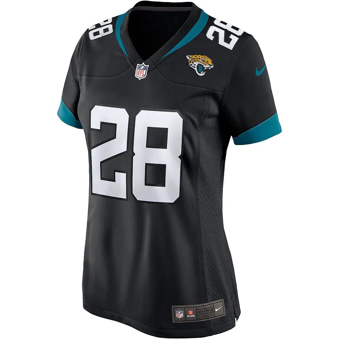 Zennovawear Fred Taylor Jacksonville Jaguars Women's Game Retired Player Jersey - Black