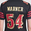 Zennovawear Fred Warner San Francisco 49ers Women's 2025 Rivalries Collection Game Jersey - Black