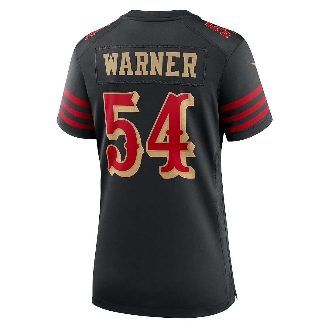 Zennovawear Fred Warner San Francisco 49ers Women's 2025 Rivalries Collection Game Jersey - Black