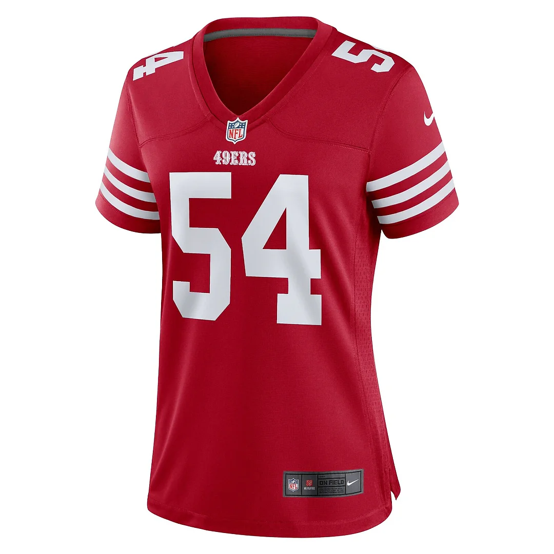 Zennovawear Fred Warner San Francisco 49ers Women's Game Player Jersey - Scarlet