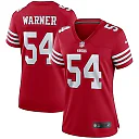 Zennovawear Fred Warner San Francisco 49ers Women's Player Jersey - Scarlet