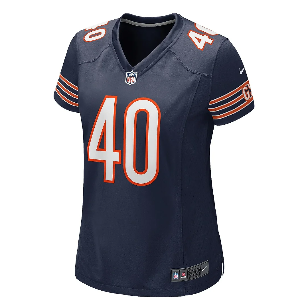 Zennovawear Gale Sayers Chicago Bears Women's Game Retired Player Jersey - Navy