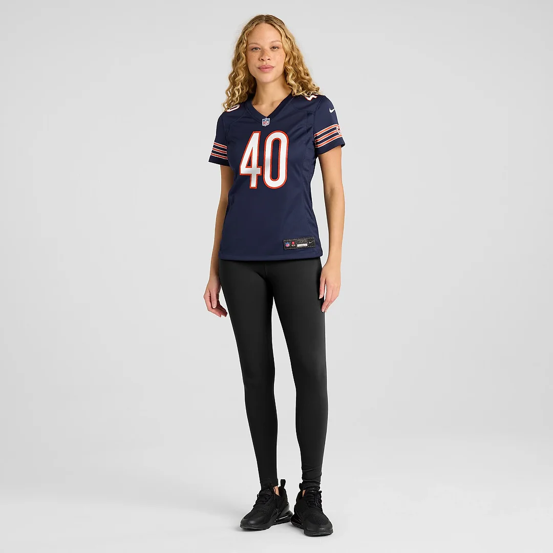 Zennovawear Gale Sayers Chicago Bears Women's Game Retired Player Jersey - Navy