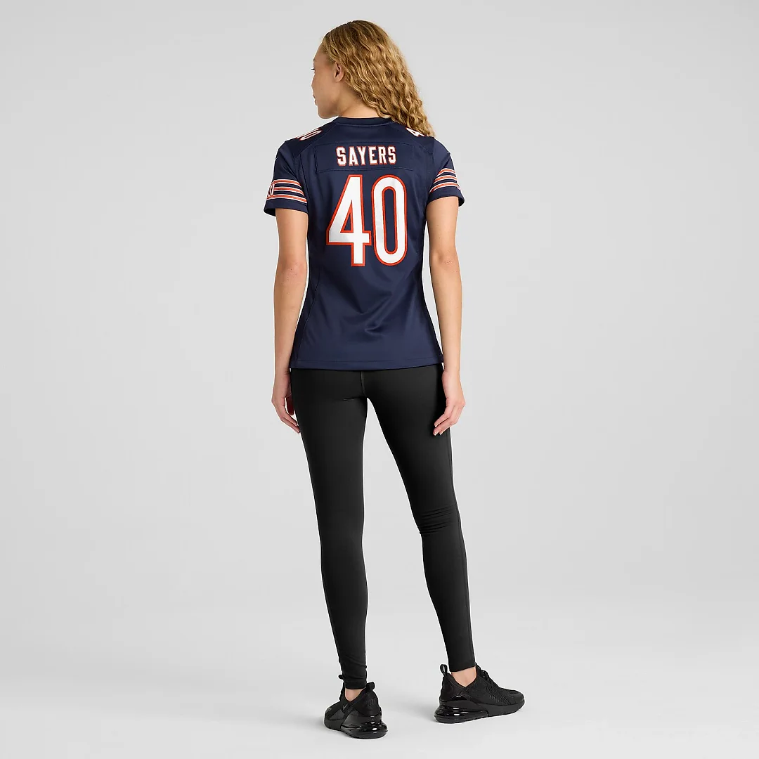Zennovawear Gale Sayers Chicago Bears Women's Game Retired Player Jersey - Navy