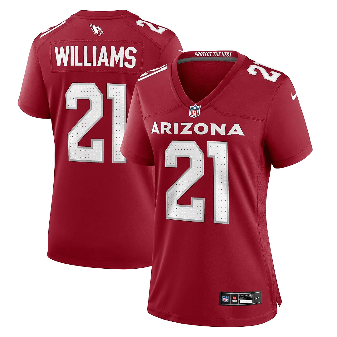 Zennovawear Garrett Williams Arizona Cardinals Women's Game Jersey - Cardinal
