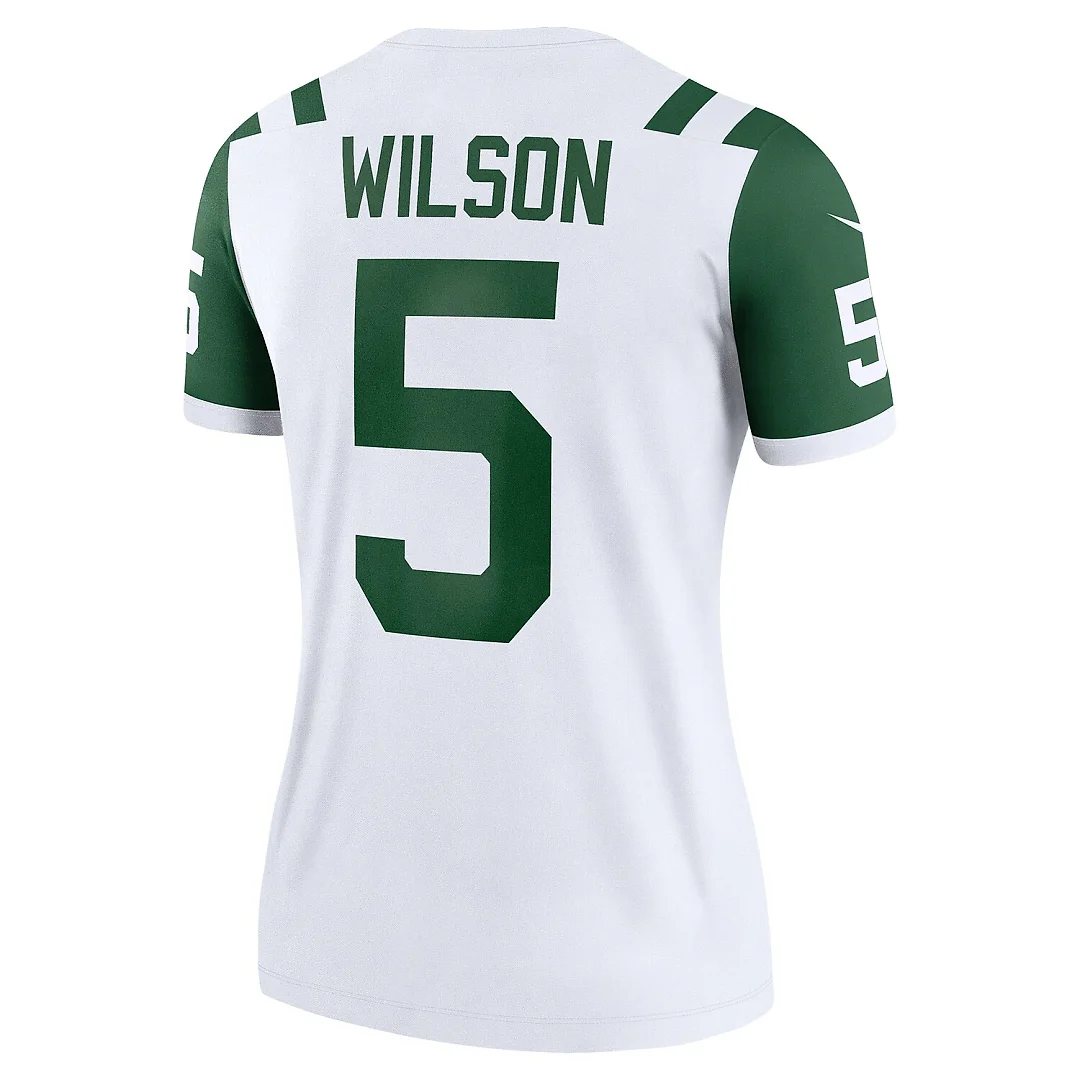 Zennovawear Garrett Wilson New York Jets Women's Alternate Legend Player Performance Top - Classic Alternate White