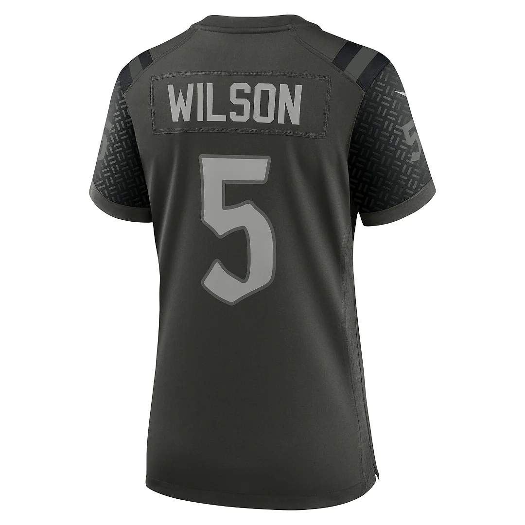 Zennovawear Garrett Wilson New York Jets Women's 2025 Rivalries Collection Game Jersey - Gotham Green
