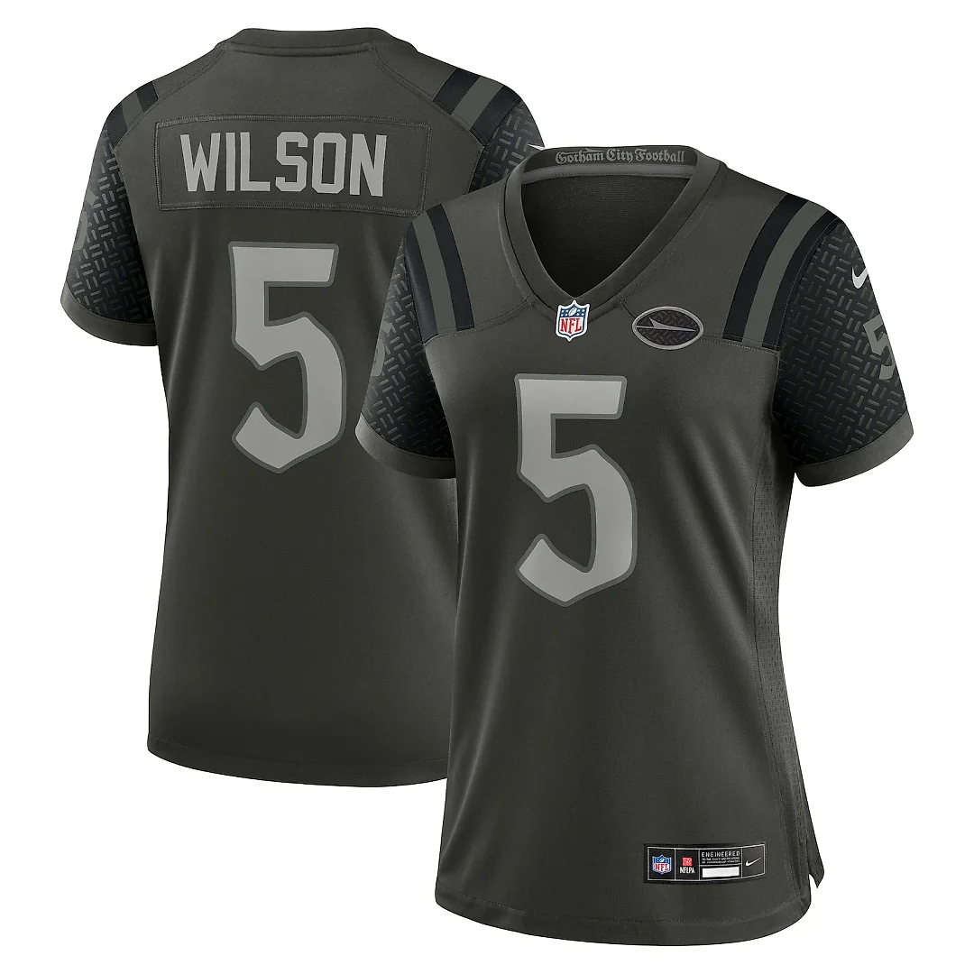 Zennovawear Garrett Wilson New York Jets Women's 2025 Rivalries Collection Game Jersey - Gotham Green