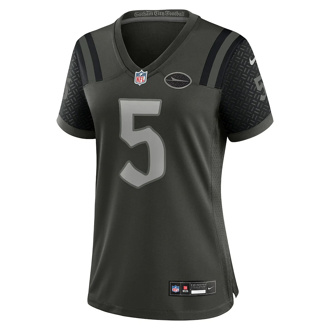 Zennovawear Garrett Wilson New York Jets Women's 2025 Rivalries Collection Game Jersey - Gotham Green