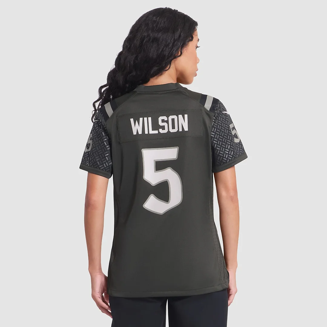 Zennovawear Garrett Wilson New York Jets Women's 2025 Rivalries Collection Game Jersey - Gotham Green