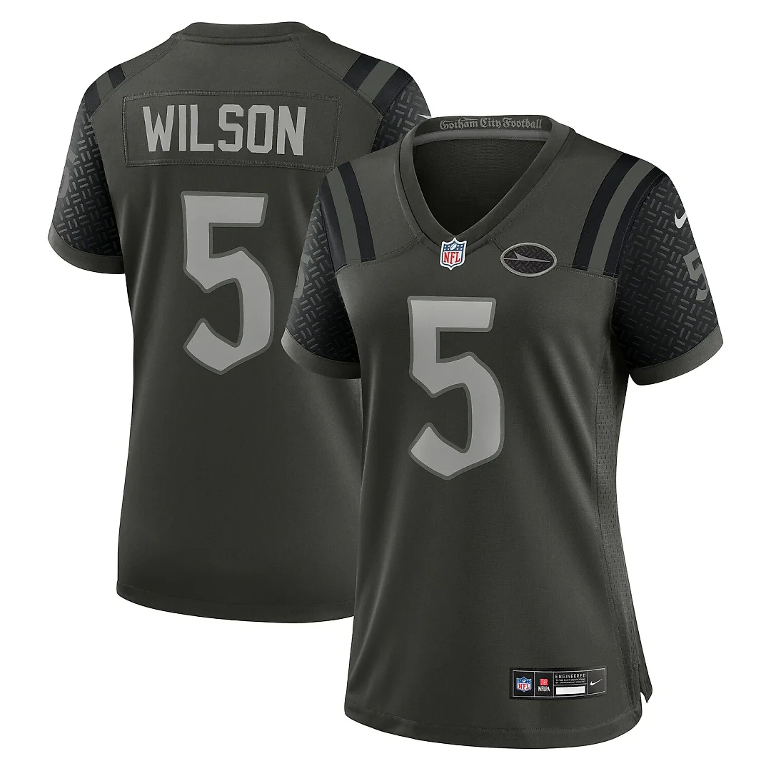 Zennovawear Garrett Wilson New York Jets Women's 2025 Rivalries Collection Game Jersey - Gotham Green