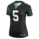 Zennovawear Garrett Wilson New York Jets Women's Alternate Legend Player Performance Top - Legacy Black
