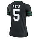 Zennovawear Garrett Wilson New York Jets Women's Alternate Legend Player Performance Top - Legacy Black