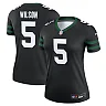 Zennovawear Garrett Wilson New York Jets Women's Alternate Legend Player Performance Top - Legacy Black