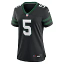 Zennovawear Garrett Wilson New York Jets Women's Alternate Game Jersey - Legacy Black