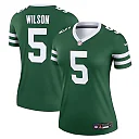 Zennovawear Garrett Wilson New York Jets Women's Legend Player Performance Top - Legacy Green