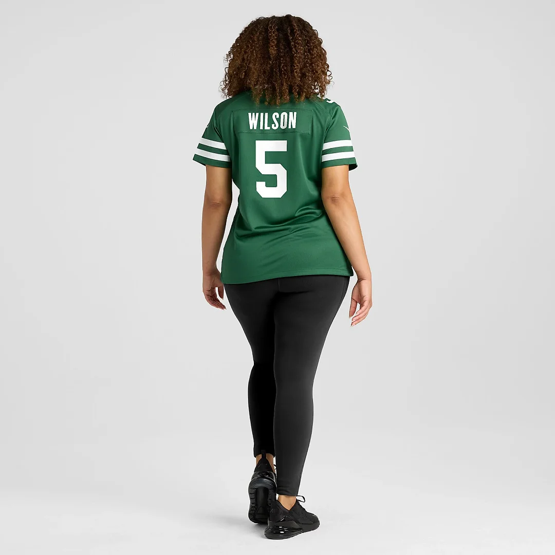 Zennovawear Garrett Wilson New York Jets Women's Game Jersey - Legacy Green