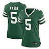 Zennovawear Garrett Wilson New York Jets Women's Game Jersey - Legacy Green