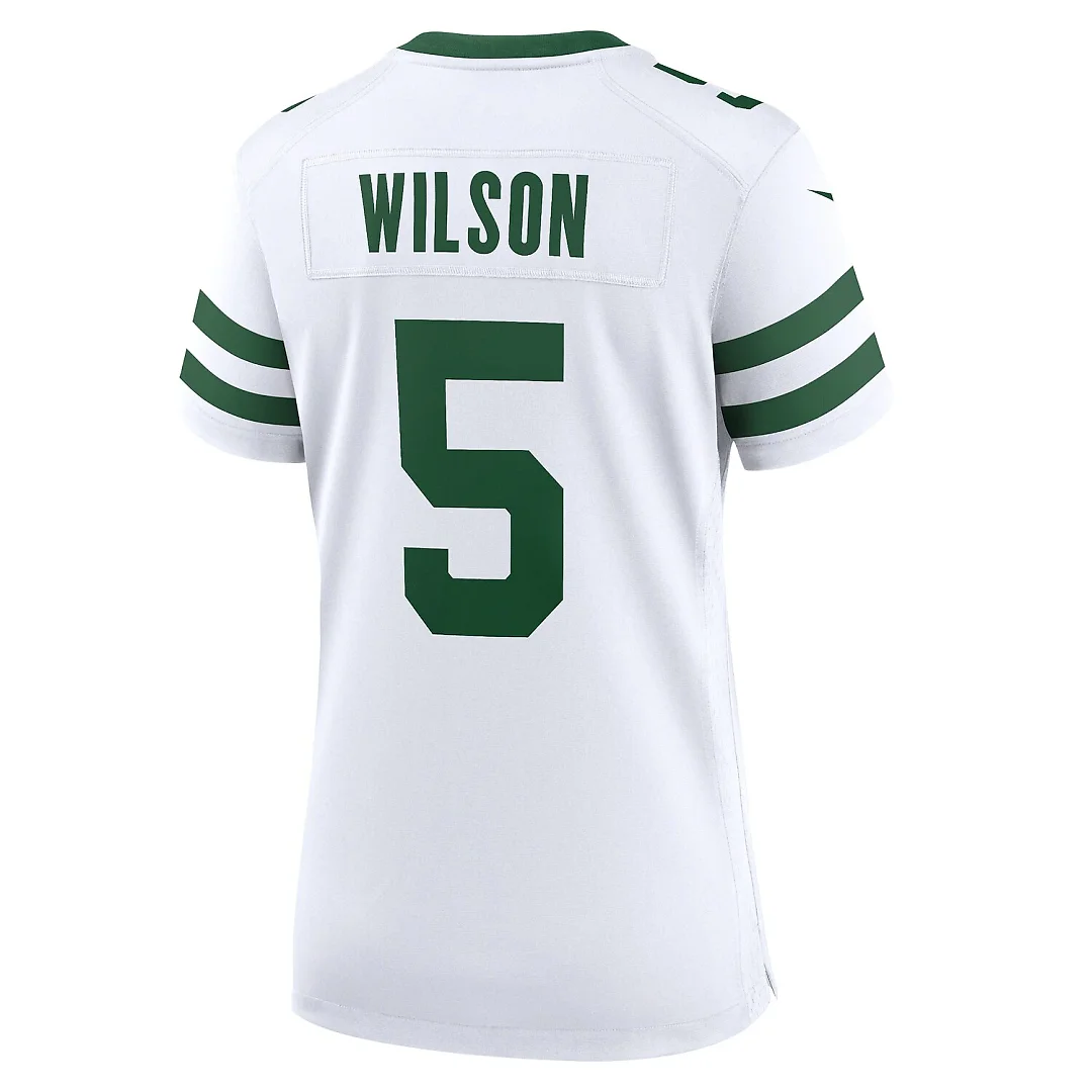 Zennovawear Garrett Wilson New York Jets Women's Game Jersey - Legacy White