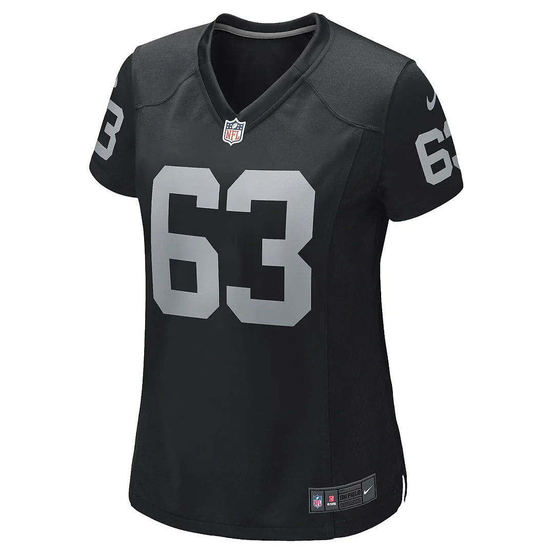 Zennovawear Gene Upshaw Las Vegas Raiders Women's Game Retired Player Jersey - Black