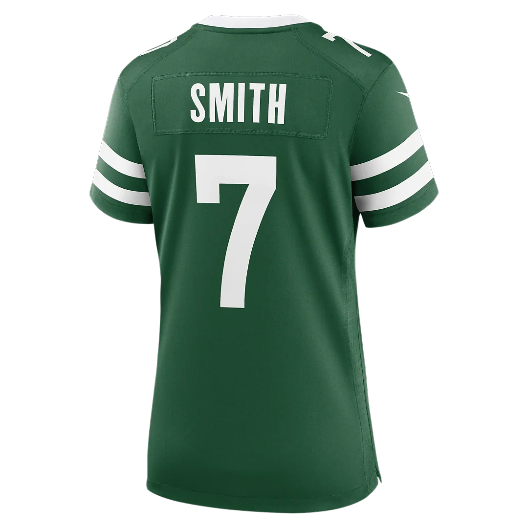 Zennovawear Geno Smith New York Jets Women's Game Jersey - Legacy Green