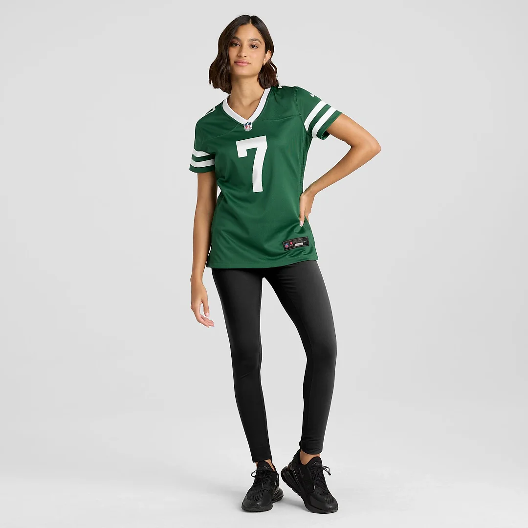 Zennovawear Geno Smith New York Jets Women's Game Jersey - Legacy Green