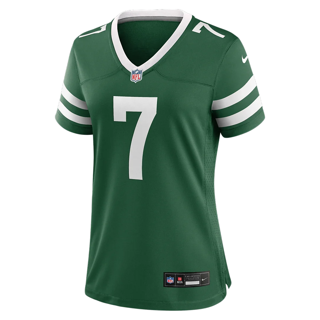 Zennovawear Geno Smith New York Jets Women's Game Jersey - Legacy Green