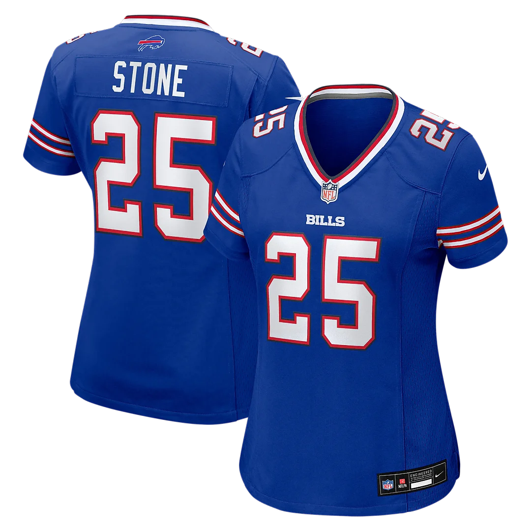 Zennovawear Geno Stone Buffalo Bills Women's Team Game Jersey - Royal