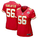 Zennovawear George Karlaftis Kansas City Chiefs Women's Game Player Jersey - Red