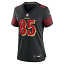 Zennovawear George Kittle San Francisco 49ers Women's 2025 Rivalries Collection Game Jersey - Black