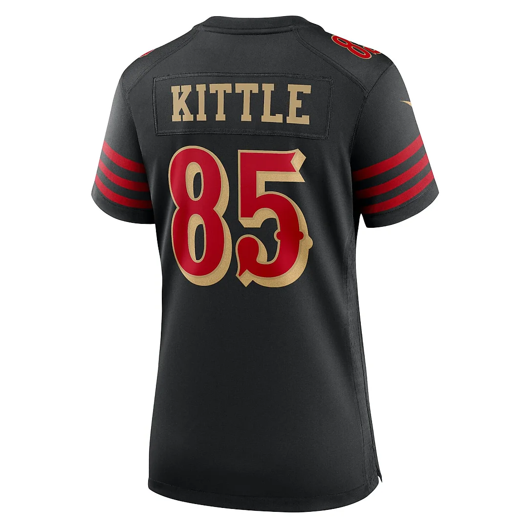 Zennovawear George Kittle San Francisco 49ers Women's 2025 Rivalries Collection Game Jersey - Black