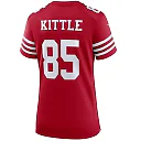 Zennovawear George Kittle San Francisco 49ers Women's Player Jersey - Scarlet