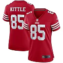 Zennovawear George Kittle San Francisco 49ers Women's Player Jersey - Scarlet