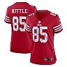 Zennovawear George Kittle San Francisco 49ers Women's Team Game Player Jersey - Scarlet